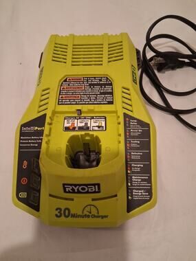 Genuine Ryobi 18V ONE+ IntelliPort Fast 30-Minute Battery Charger P117 - Tested
